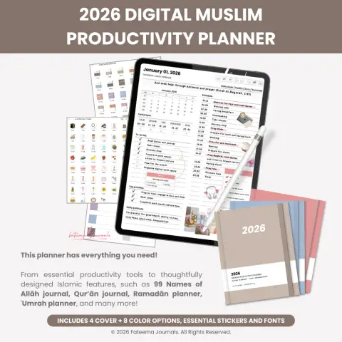 2026 Digital Muslim Planner preview image 1