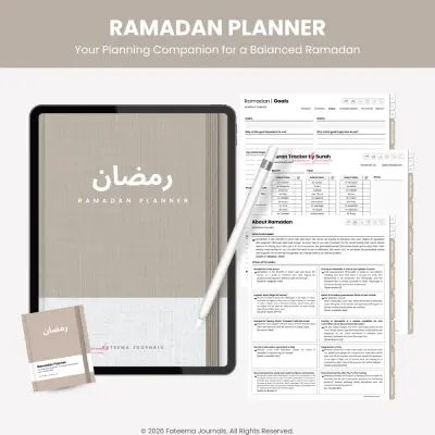 Ramadan Planner - Digital planner preview
